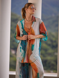 Camisa Botões Tule Isla