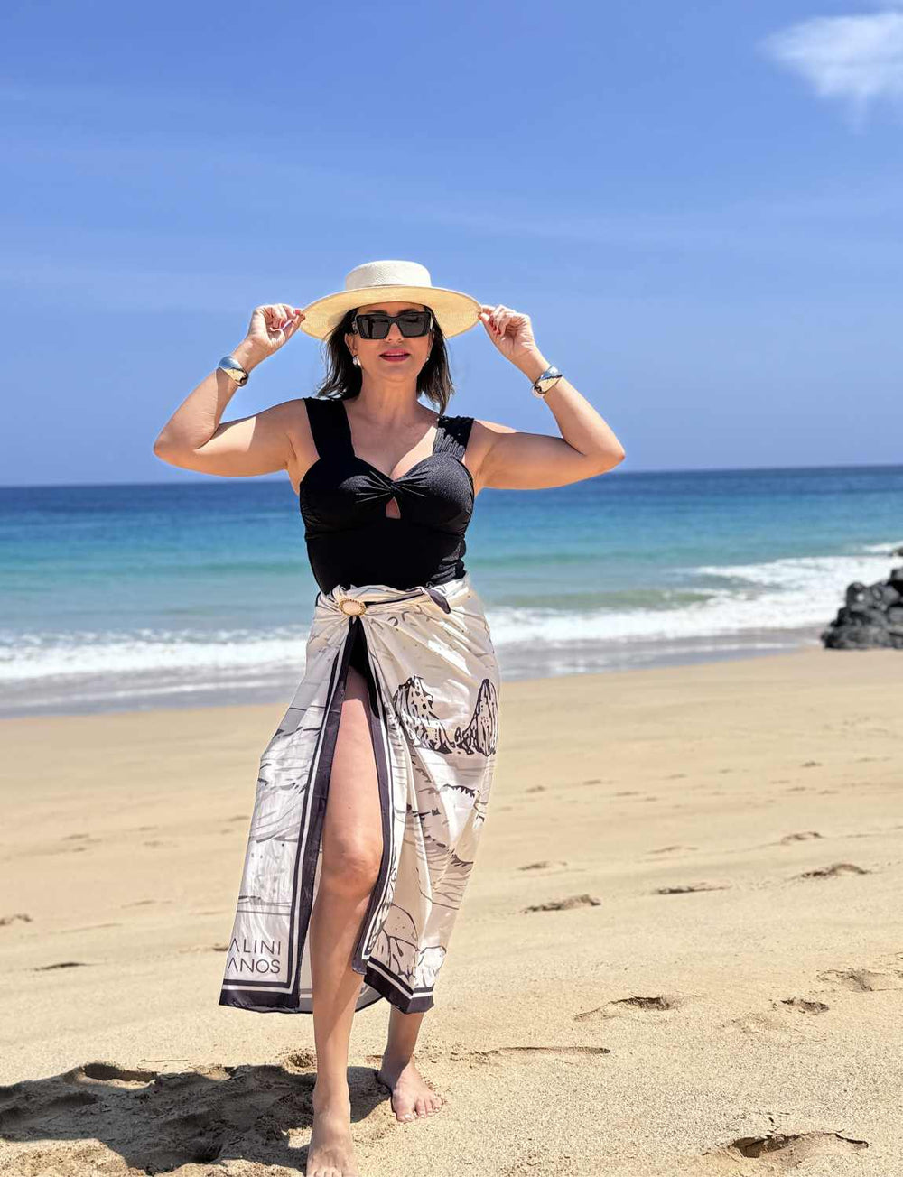 Saída de Praia Panneaux EXCLUSIVA Aniversário 8 Anos - Desenhada à mão