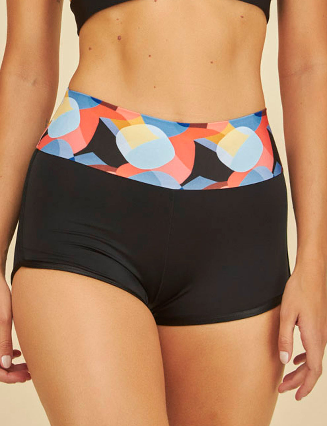 Calcinha Shortinho Cintura Alta Cós Aurora