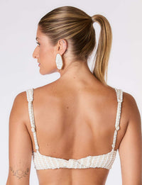 Top Alta Sustentação com Aro Estruturado Textura Marroquina