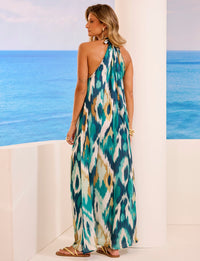 Vestido Premium Gargantilha Ouro Flow