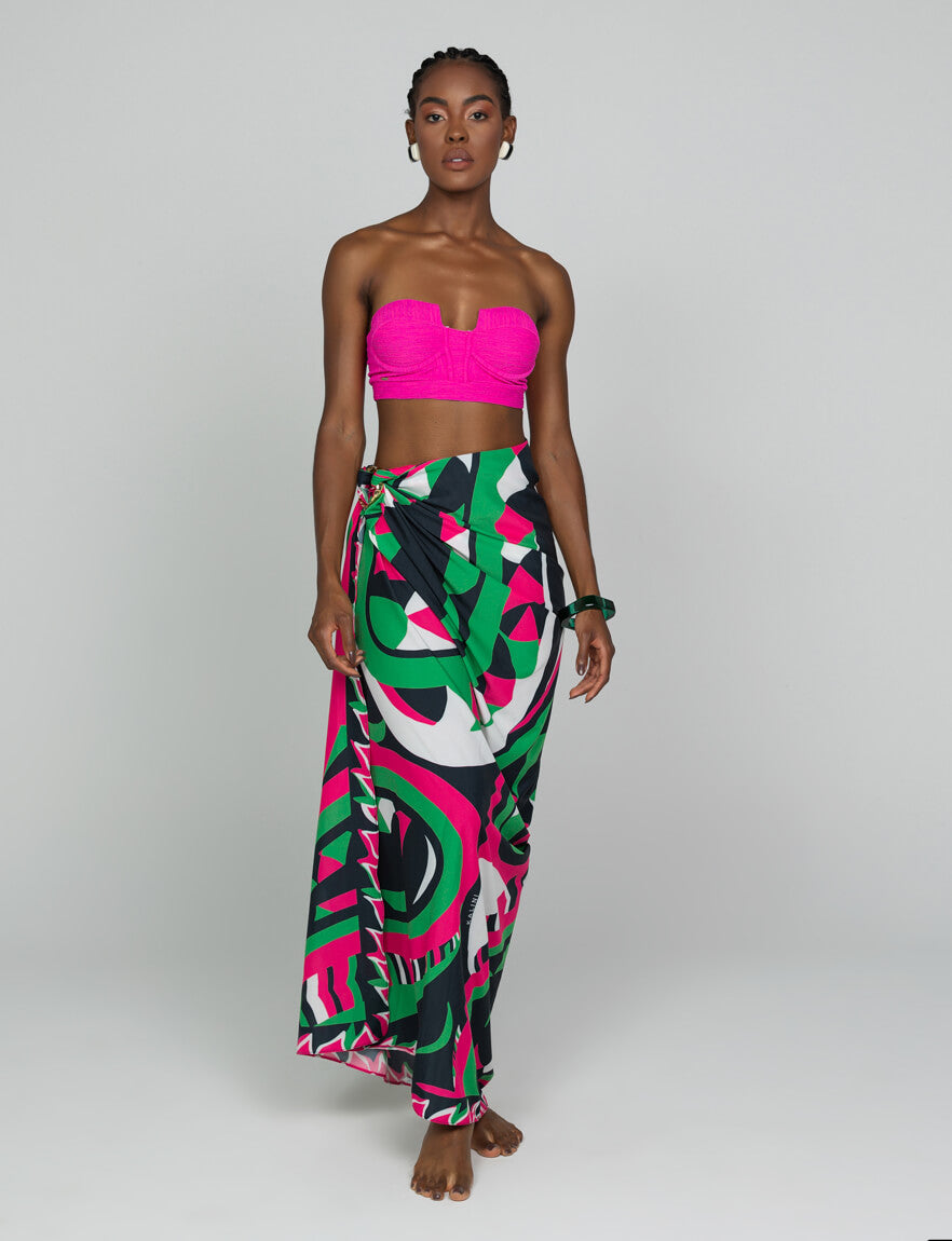 Top Meia Taça Alça Removível Textura Olinda