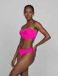 Top Meia Taça Alça Removível Textura Olinda